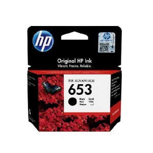 HP 653 Black Original Ink Advantage Cartridge